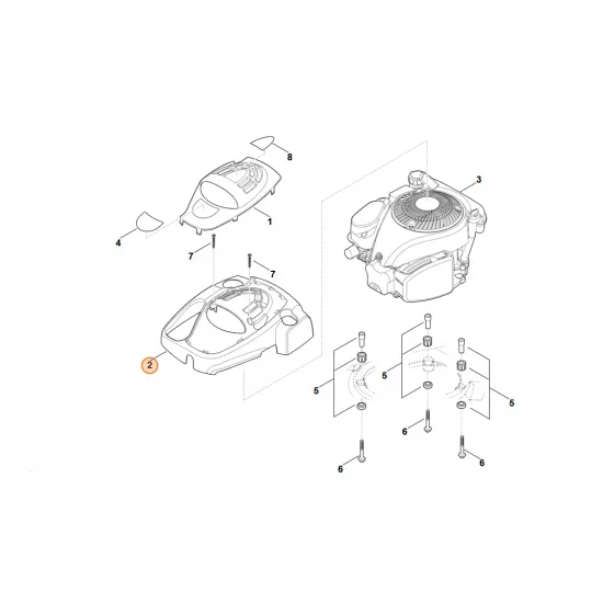 Stihl  Pokrywa 0000 082 0416
